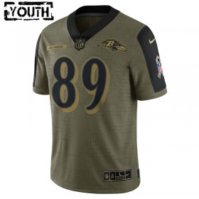Baltimore Ravens Tröjor Mark Andrews 89 Nike 2021 Salute to Service - Barn